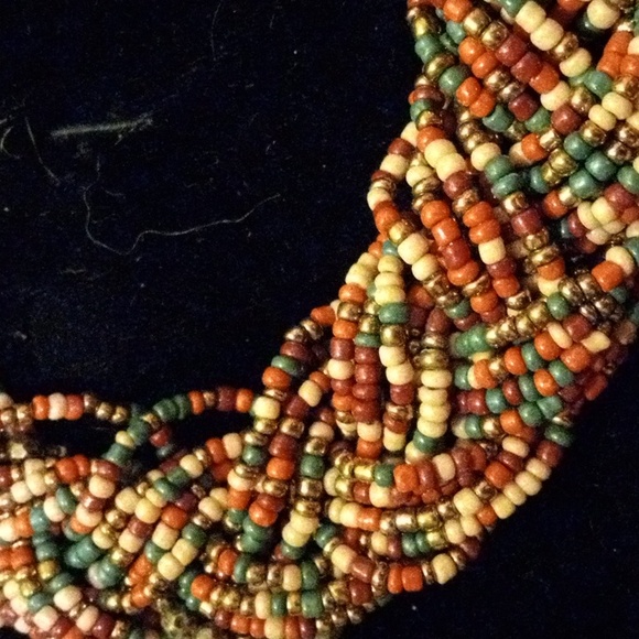 Braided bead Necklace - Picture 2 of 5
